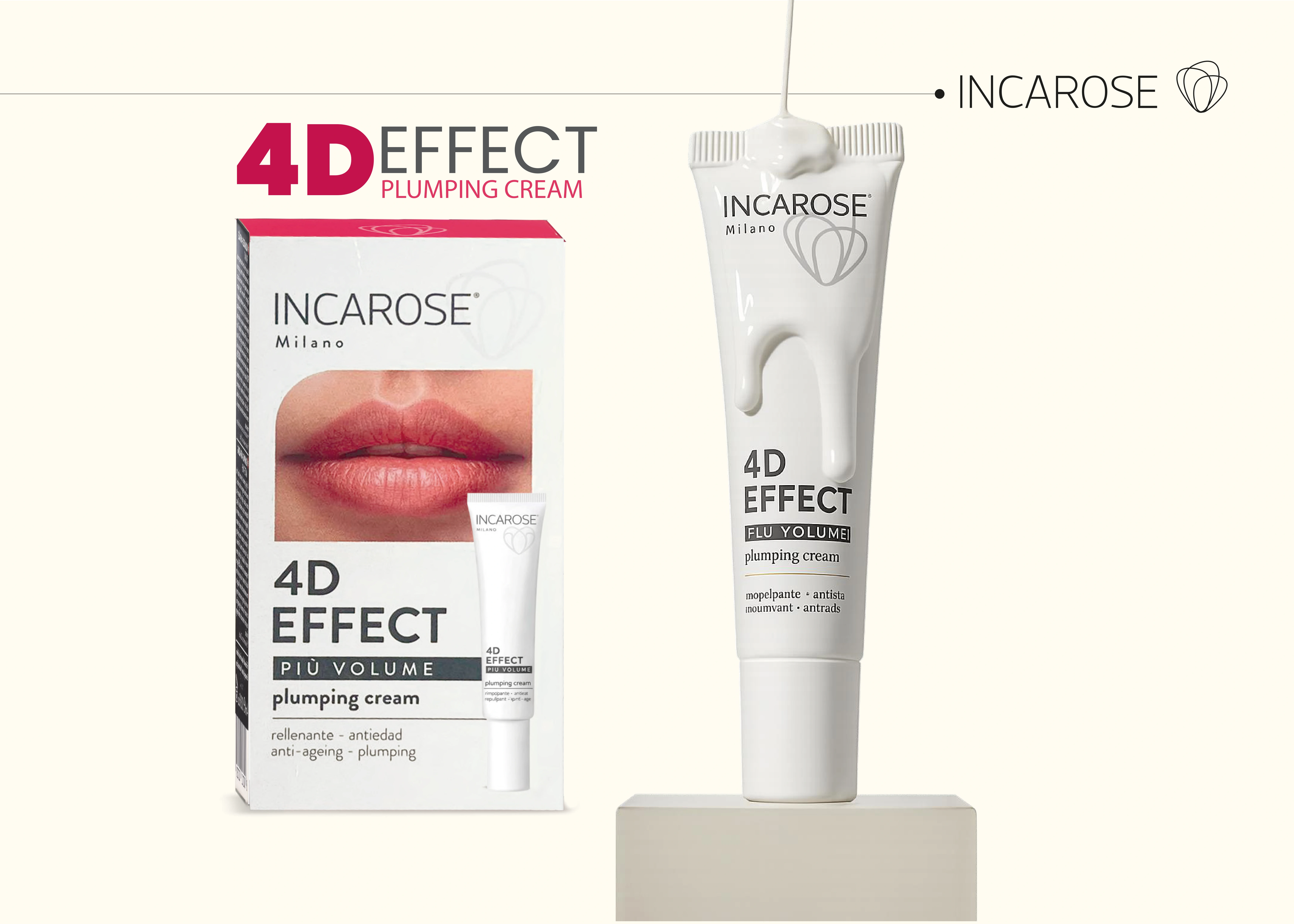 Incarose Milano 4D Effect Plumping Cream — descripción